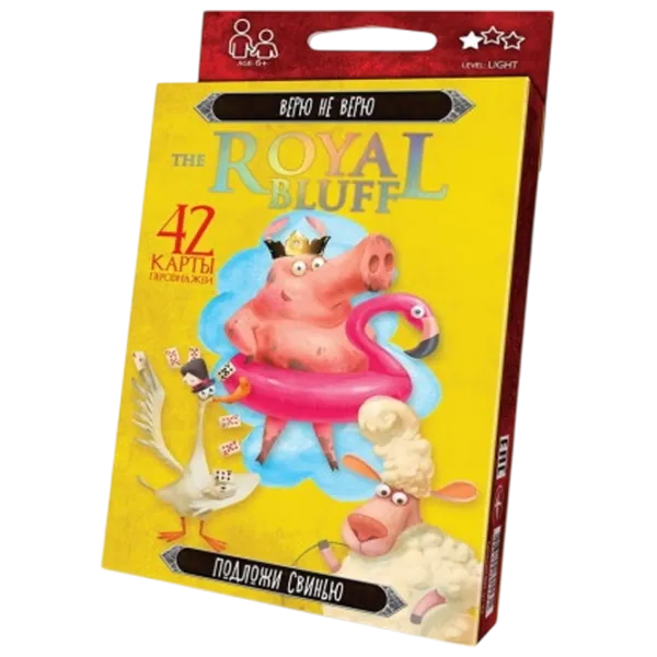 Настольная игра Danko Toys The Royal Bluff 6+/ Для вечеринок photo 1
