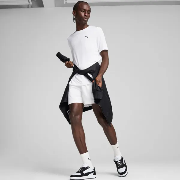 Футболка для мужчин Puma Ess Small Logo Poly Tee 100% полиэстер / Белый photo 5