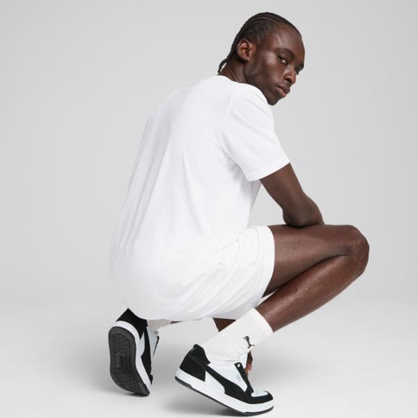 Футболка для мужчин Puma Ess Small Logo Poly Tee 100% полиэстер / Белый photo 4