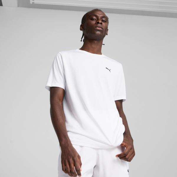 Футболка для мужчин Puma Ess Small Logo Poly Tee 100% полиэстер / Белый photo 3