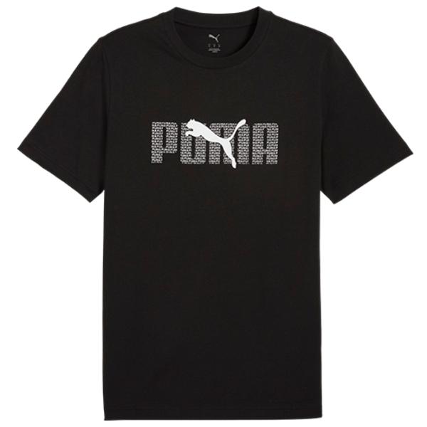 Футболка для мужчин Puma Ess Logo Lab Tee 100% хлопок / Черный photo 1