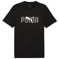 Футболка для мужчин Puma Ess Logo Lab Tee 100% хлопок / Черный