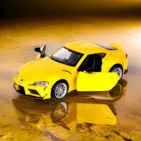 Mașină Richi Tichi Toyota GR Supra 4895263400041 / / Gray Yellow photo 7