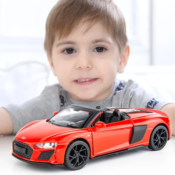 Mașină Richi Tichi Audi R8 Spdyer 4895263400171  / / Gray Red photo 2 Mașină Richi Tichi Audi R8 Spdyer 4895263400171  / / Gray Red photo 2
