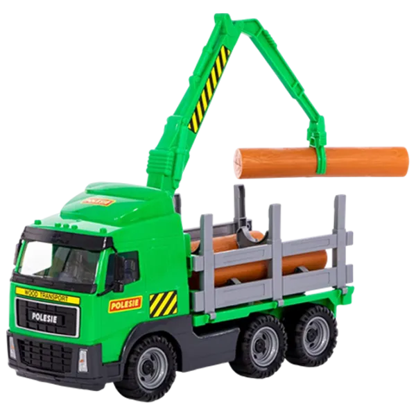 Грузовик Polеsie PowerTruck timber truck 8756   / / Желтый Зеленый photo 1 Грузовик Polеsie PowerTruck timber truck 8756   / / Желтый Зеленый photo 1