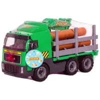 Camion Polеsie PowerTruck timber truck 8756 / / Yellow Green photo 5
