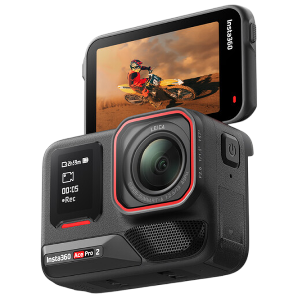 Cameră action Insta360 Ace Pro 2 50 MP / 1800 mAh / Black photo 2