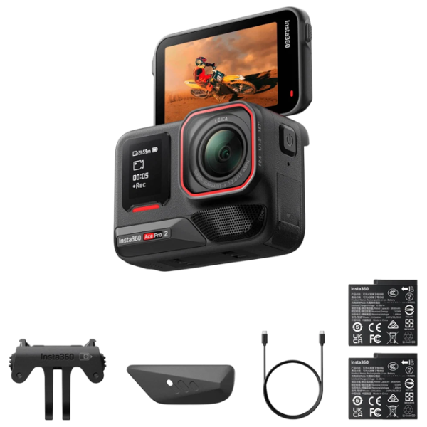 Cameră action Insta360 Ace Pro 2 50 MP / 1800 mAh / Black photo 9
