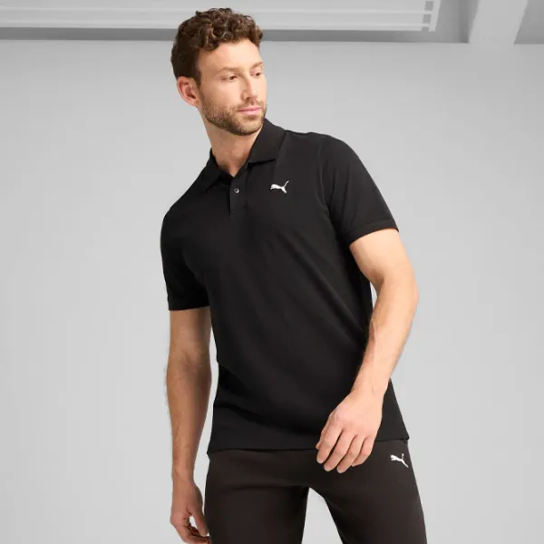 Футболка поло для мужчин Puma Ess Small Logo Pique Polo Черный photo 4 Футболка поло для мужчин Puma Ess Small Logo Pique Polo Черный photo 4