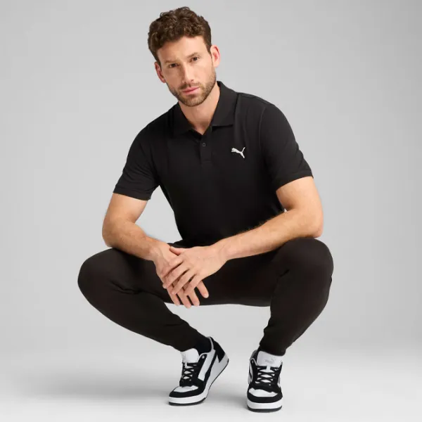 Футболка поло для мужчин Puma Ess Small Logo Pique Polo Черный photo 3 Футболка поло для мужчин Puma Ess Small Logo Pique Polo Черный photo 3