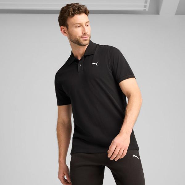 Футболка поло для мужчин Puma Ess Small Logo Pique Polo Черный photo 4 Футболка поло для мужчин Puma Ess Small Logo Pique Polo Черный photo 4