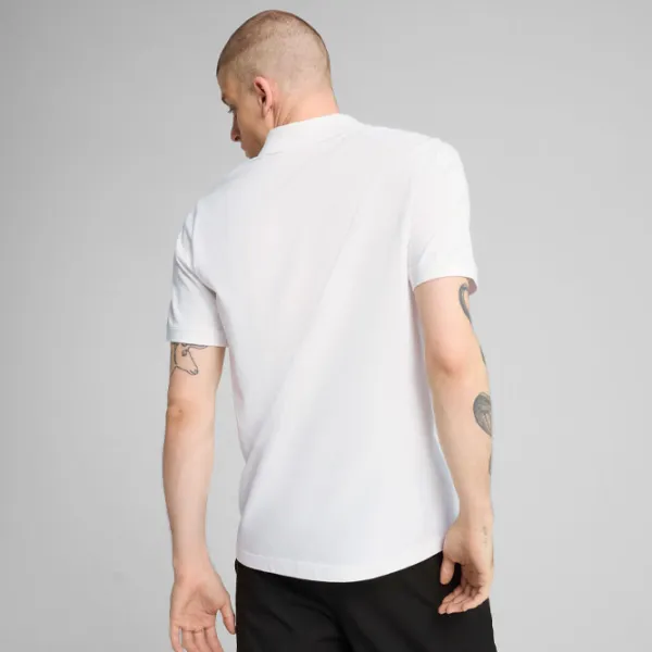 Tricou polo pentru bărbați Puma Ess Small Logo Pique Polo White photo 6 Tricou polo pentru bărbați Puma Ess Small Logo Pique Polo White photo 6