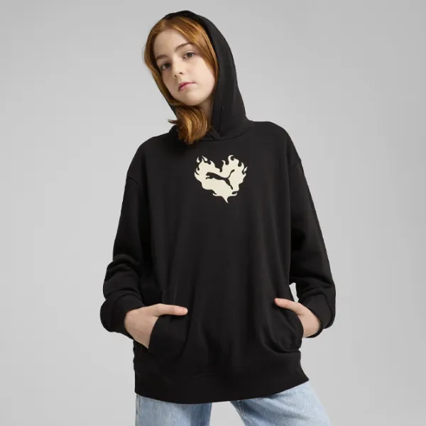 Толстовка для девочек Puma PU68510901  152 / Черный photo 3 Толстовка для девочек Puma PU68510901  152 / Черный photo 3