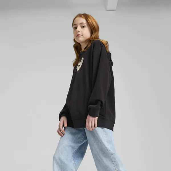 Толстовка для девочек Puma PU68510901  152 / Черный photo 5 Толстовка для девочек Puma PU68510901  152 / Черный photo 5