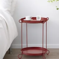 Сервировочный столик Ikea Livelycke Круглая / Металл photo 2