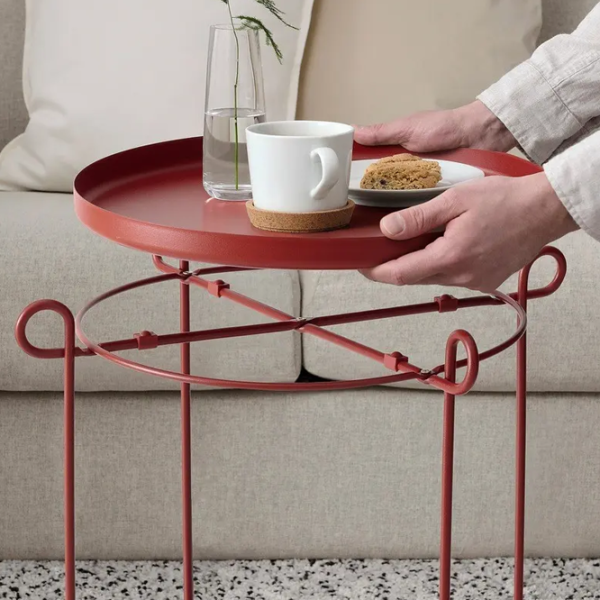 Măsuță de servire Ikea Livelycke  Rotundă / Metal photo 3