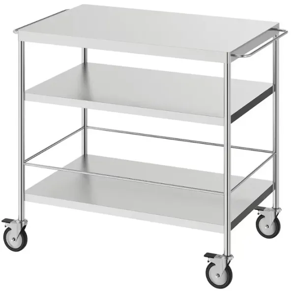 Сервировочный столик Ikea Flytta  Прямоугольная / Нержавеющая сталь photo 1