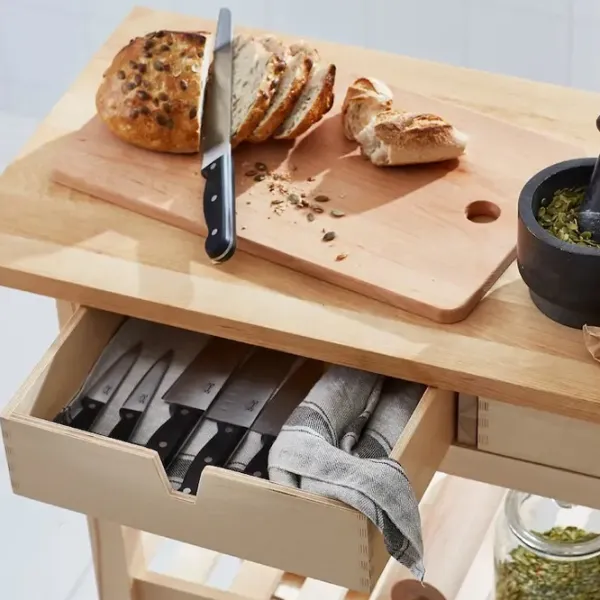 Măsuță de servire Ikea Forhoja  Dreptunghiulară / Lemn photo 3