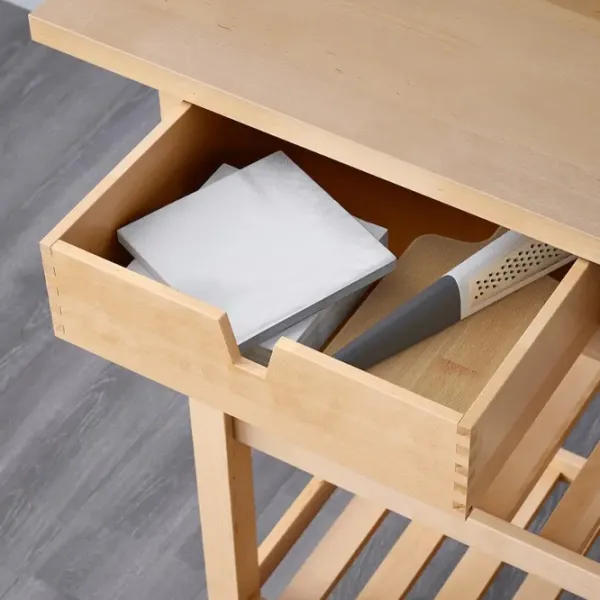 Măsuță de servire Ikea Forhoja  Dreptunghiulară / Lemn photo 4