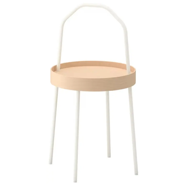 Сервировочный столик Ikea Burvik  Круглая / Металл photo 1