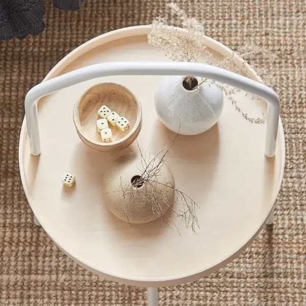 Сервировочный столик Ikea Burvik  Круглая / Металл photo 3