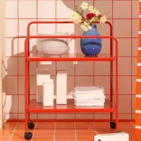Сервировочный столик Ikea Jarlasa Прямоугольная / Металл photo 2