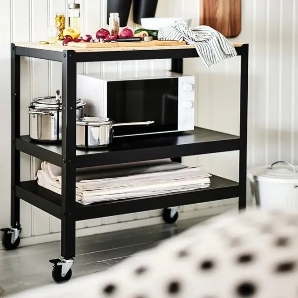 Сервировочный столик Ikea Bror  Прямоугольная / Металл photo 2