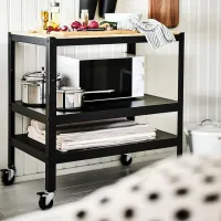 Сервировочный столик Ikea Bror Прямоугольная / Металл photo 2