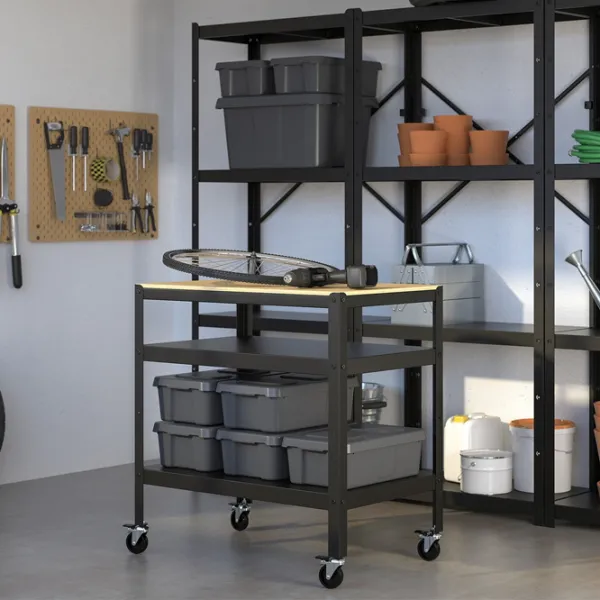 Сервировочный столик Ikea Bror  Прямоугольная / Металл photo 3