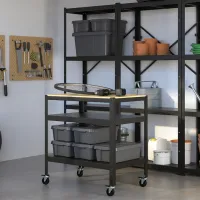 Сервировочный столик Ikea Bror Прямоугольная / Металл photo 3