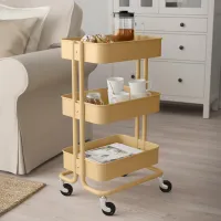Сервировочный столик Ikea Raskog Прямоугольная / Металл photo 2