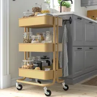 Сервировочный столик Ikea Raskog Прямоугольная / Металл photo 4