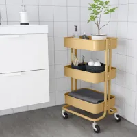 Сервировочный столик Ikea Raskog Прямоугольная / Металл photo 5