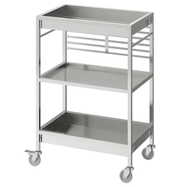Сервировочный столик Ikea Kungsfors  Прямоугольная / Металл photo 1