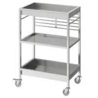 Măsuță de servire Ikea Kungsfors  Dreptunghiulară / Metal