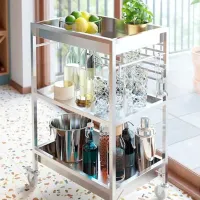 Сервировочный столик Ikea Kungsfors Прямоугольная / Металл photo 3