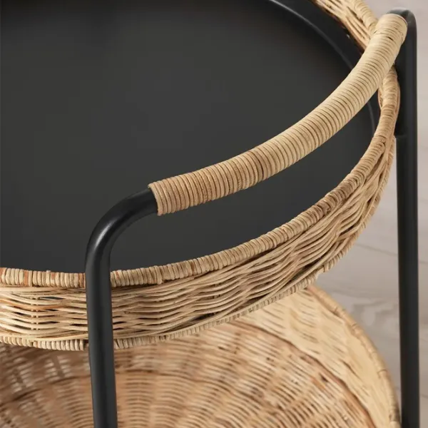 Сервировочный столик Ikea Lubban  Круглая / Металл photo 11