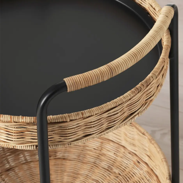 Сервировочный столик Ikea Lubban  Круглая / Металл photo 11