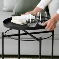 Măsuță de servire Ikea Gladom Rotundă / Metal photo 2