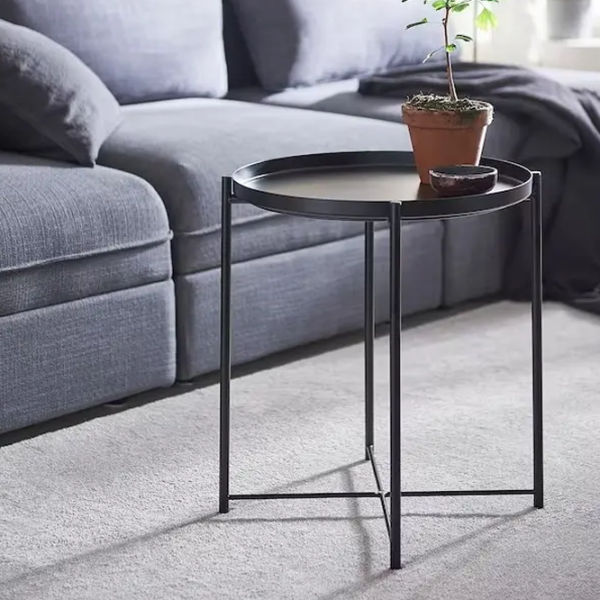 Сервировочный столик Ikea Gladom  Круглая / Металл photo 4