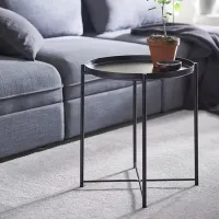 Măsuță de servire Ikea Gladom Rotundă / Metal photo 4