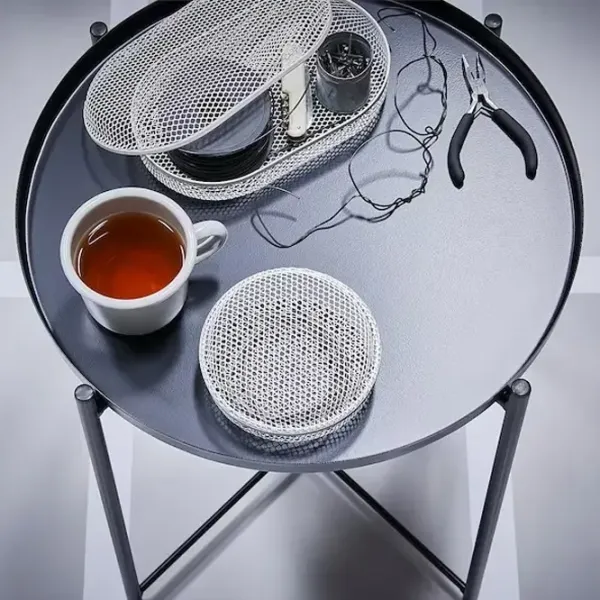Сервировочный столик Ikea Gladom  Круглая / Металл photo 5