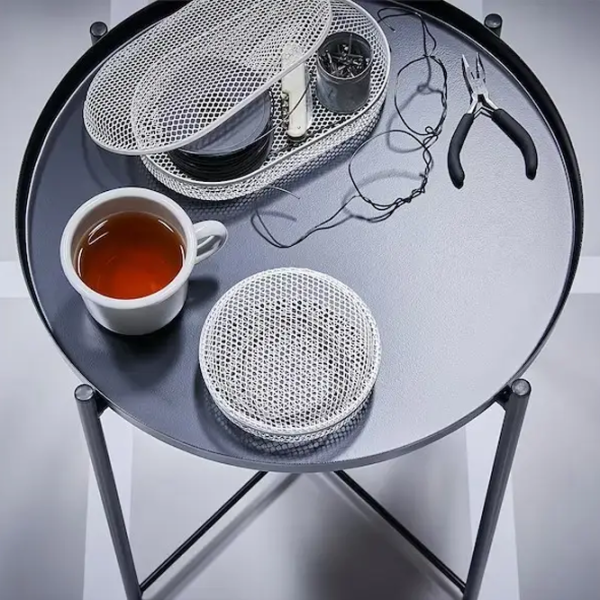 Сервировочный столик Ikea Gladom  Круглая / Металл photo 6