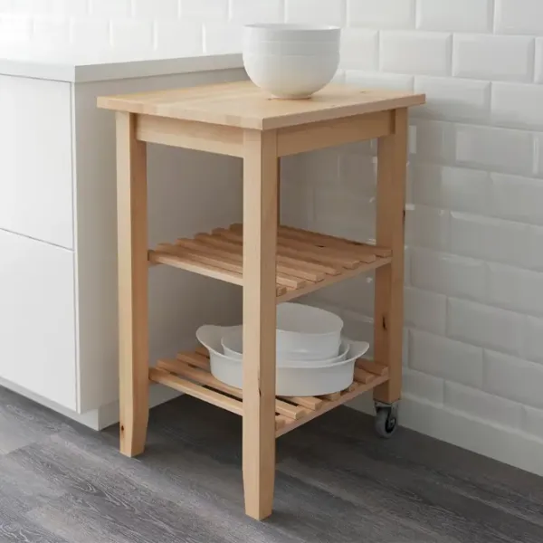 Сервировочный столик Ikea Bekvam Прямоугольная / Дерево photo 2