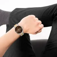 Ceas de mână unisex Mathey-Tissot H411MBN Cuarț / 42 mm photo 3