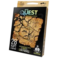 Joc de masă Danko Toys Best Quest. In search of treasure 12+/ Carti de joc photo 2