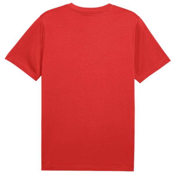 Tricou pentru bărbați Puma Ess Logo Lab Tee 100% bumbac / Red photo 2