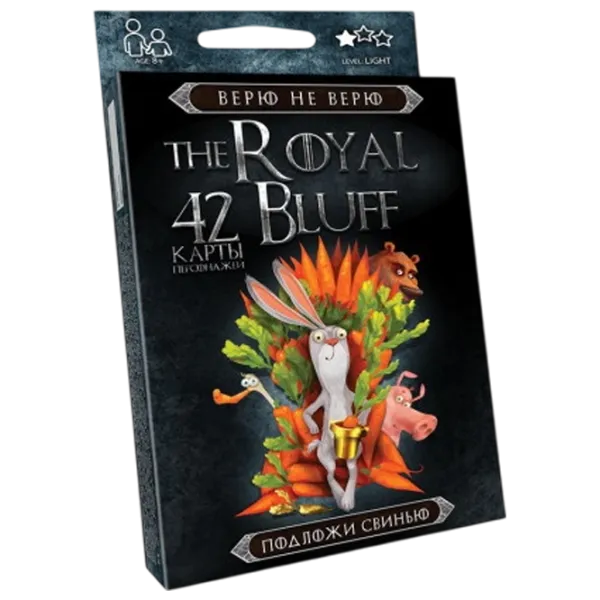 Joc de masă Danko Toys The Royal Bluff 6+/ Pentru petreceri photo 1
