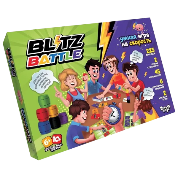 Joc de masă Danko Toys Blitz Battle 6+/ Strategie photo 1