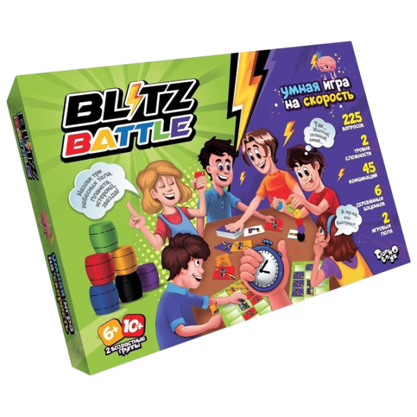 Joc de masă Danko Toys Blitz Battle 6+/ Strategie photo 1